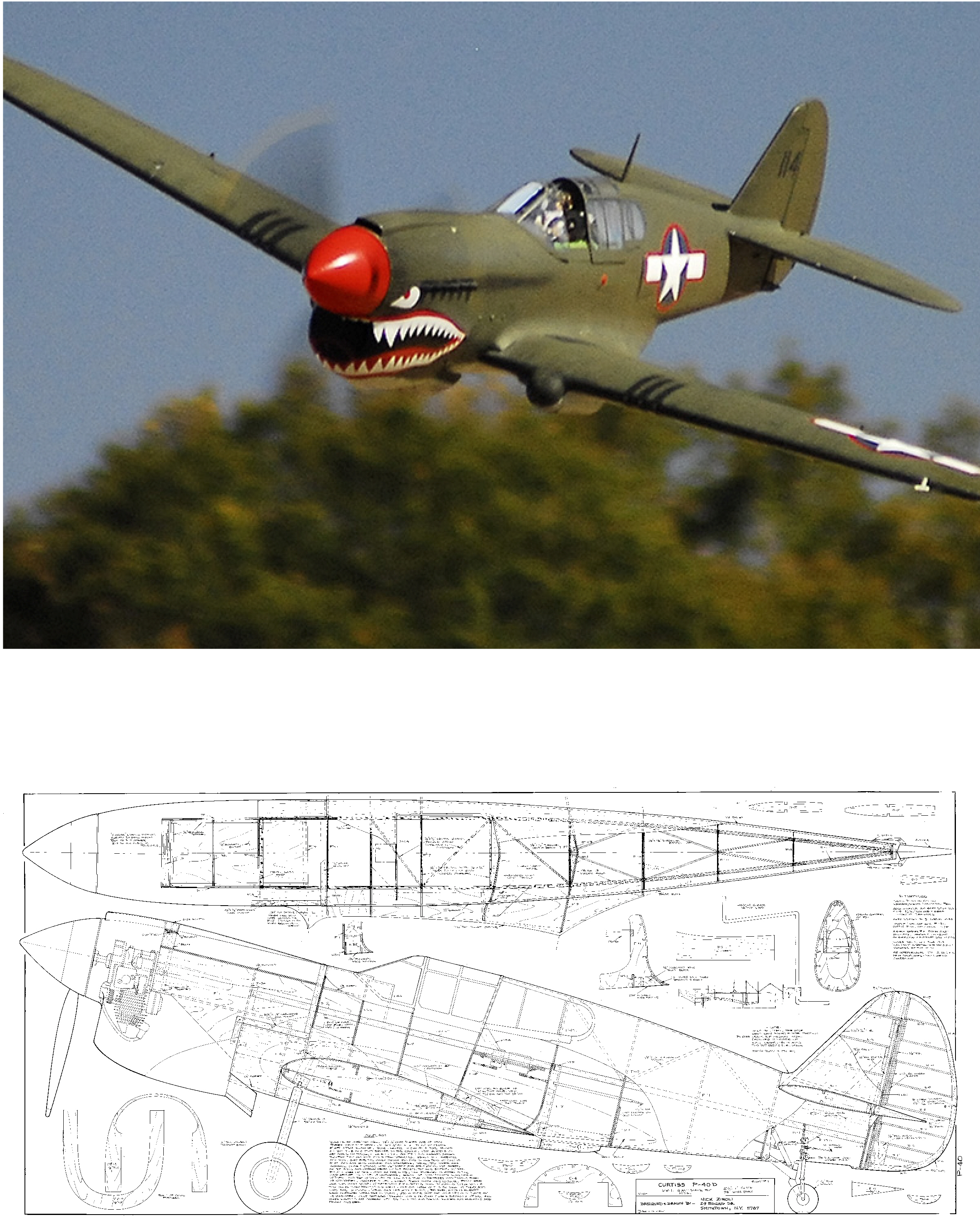 Nick Ziroli Giant Scale Plans — RC Airplane Plans, Parts & Accessories