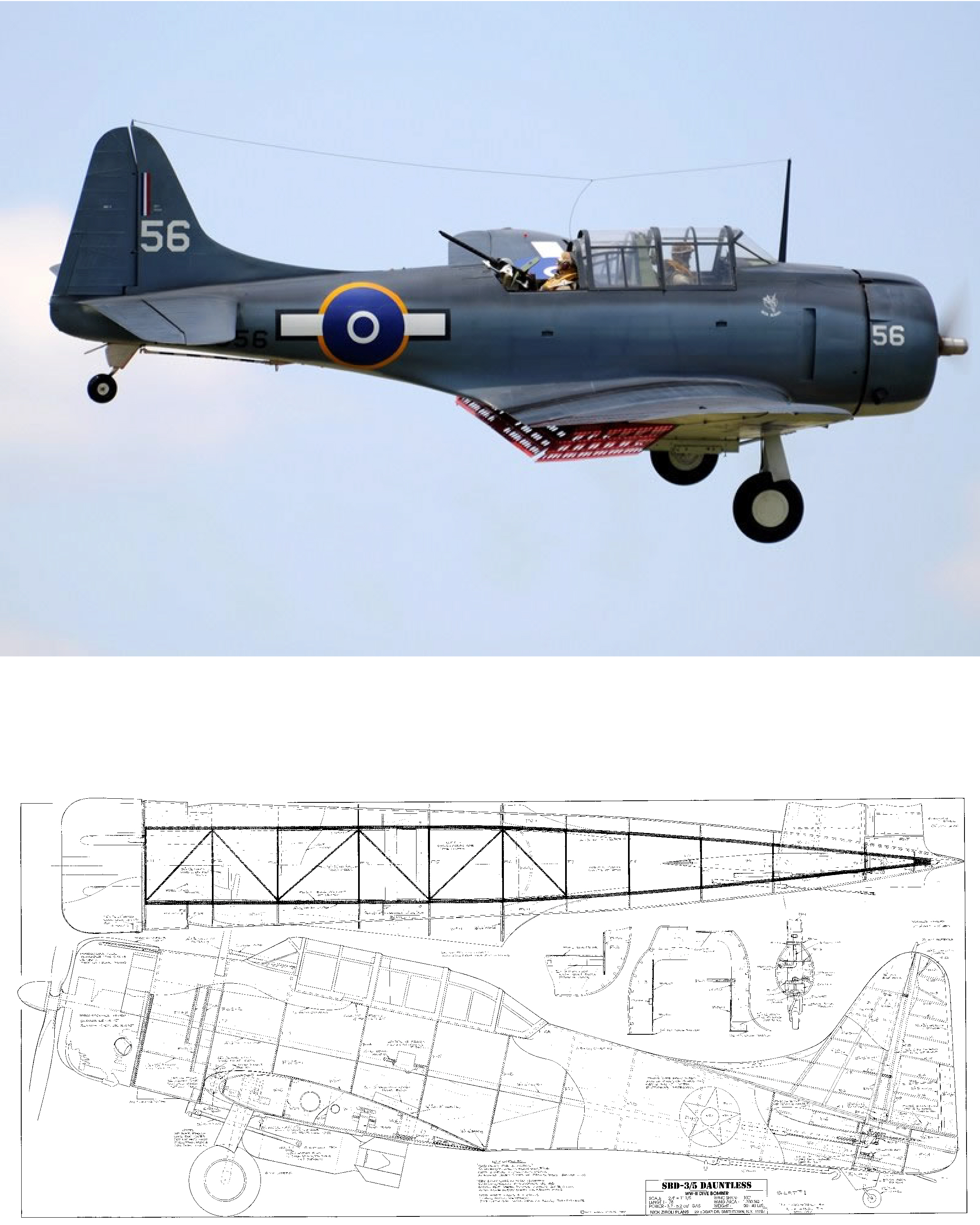 Nick Ziroli Giant Scale Plans — RC Airplane Plans, Parts & Accessories
