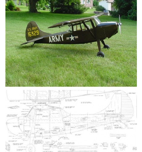 Vailly Cessna L-19 Plan