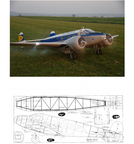 Beech D-18/C-45 Plan