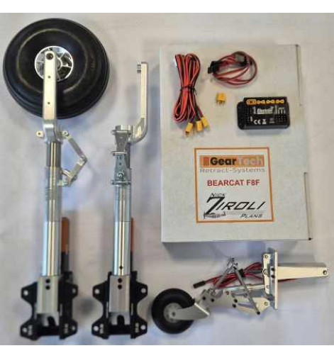Bearcat F8F Ziroli Landing Gear - Geartech Replacement for ROBART