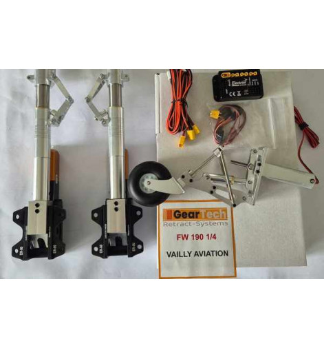 Focke Wulf FW 190 Vailly Aviation retractable landing gear - Geartech replacement for ROBART