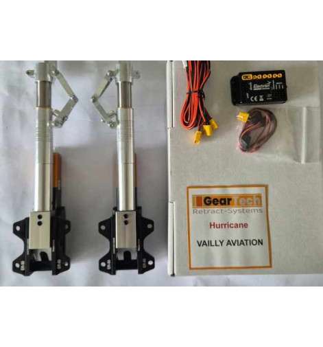 Hurricane Vailly Aviation retractable landing gear - Geartech replacement for ROBART