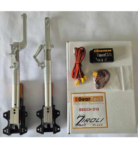 Beech D18 C45 Ziroli retracts - Geartech replacement for ROBART