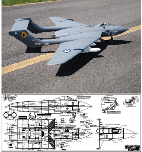Sterner De Havilland DH.110 Sea Vixen Plan