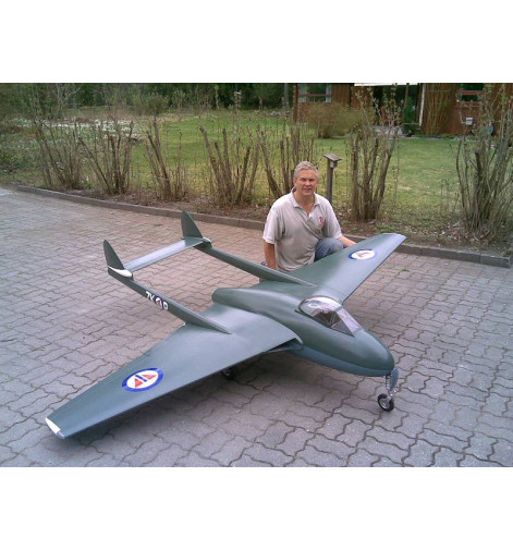 Landing gear set for Kerry Sterner 1/4 Vampire - Robart chassis replacement