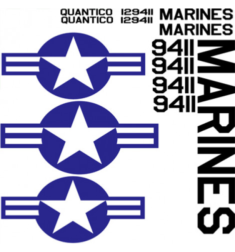 AU-1 Corsair "Quantico" Vinyl Graphics