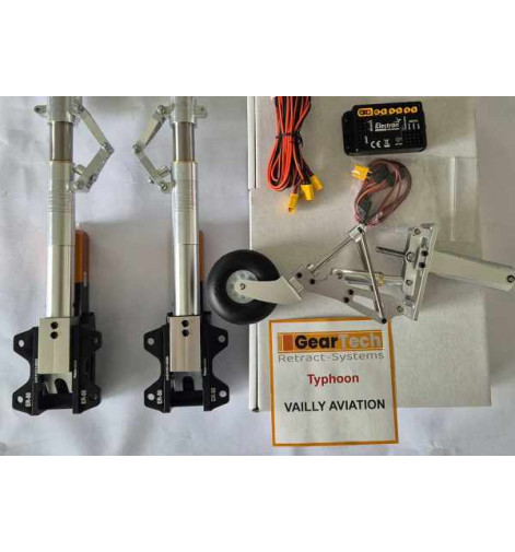 Typhoon / Tempest Vailly Aviation retractable landing gear - Geartech replacement for ROBART