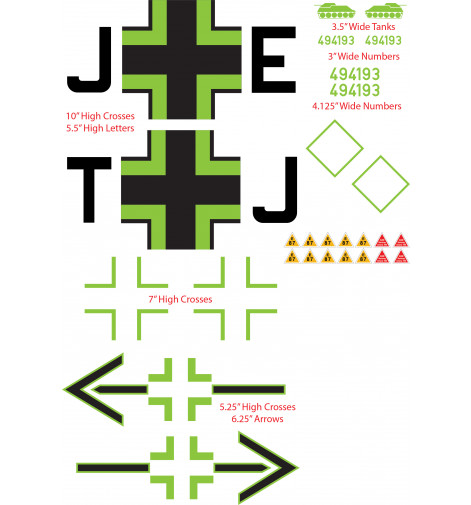 JU-87G Stuka "Rudel" Vinyl Graphics