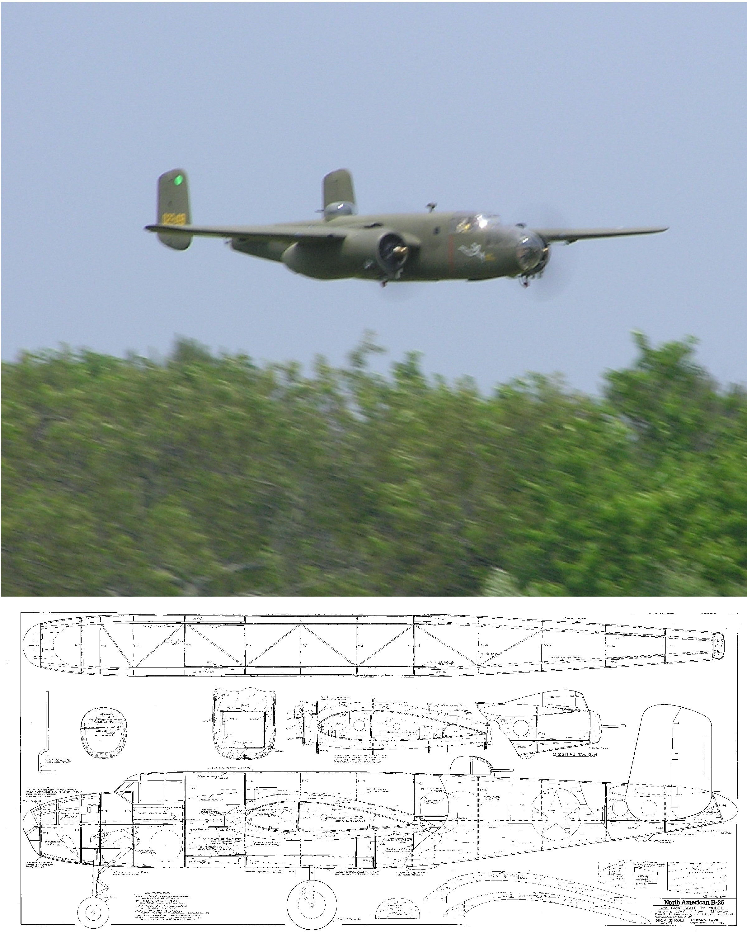 B-25 Mitchell 101" Plan