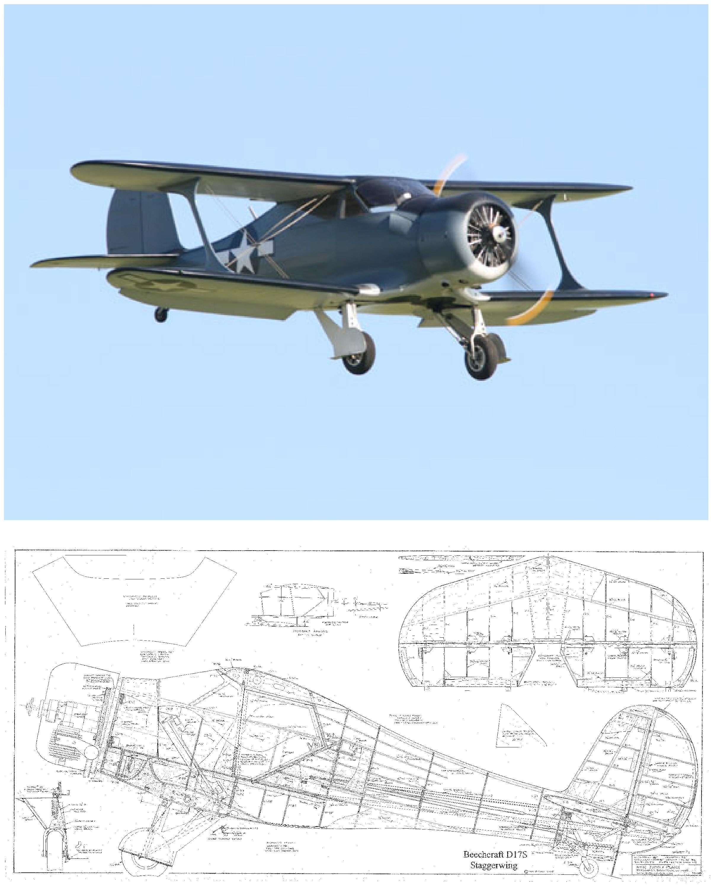 D-17 Staggerwing Plan