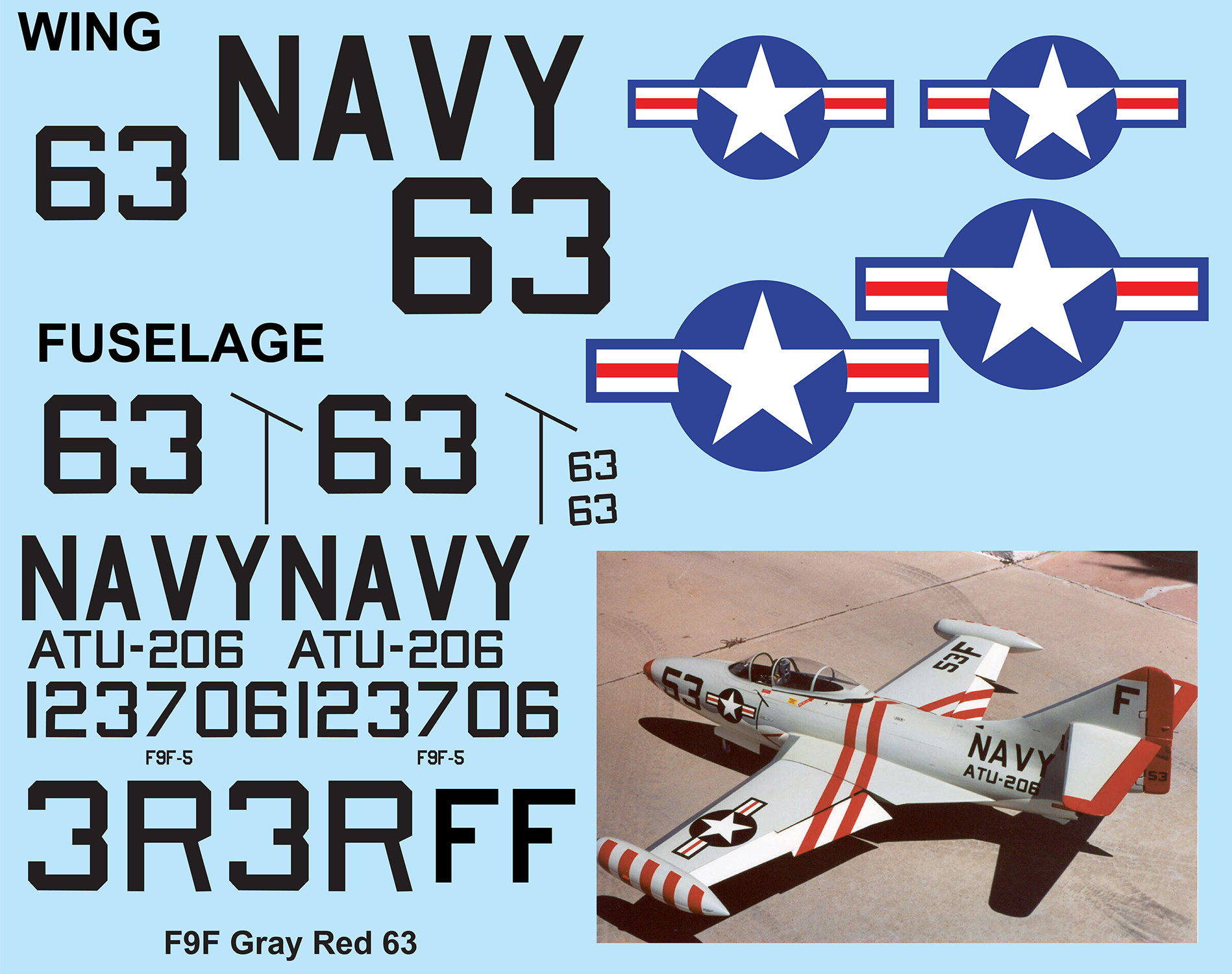 F9F Panther Navy Red Gray