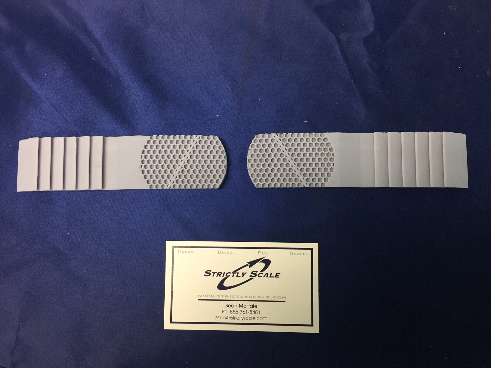 F4U Corsair Wing Radiators 3D printed