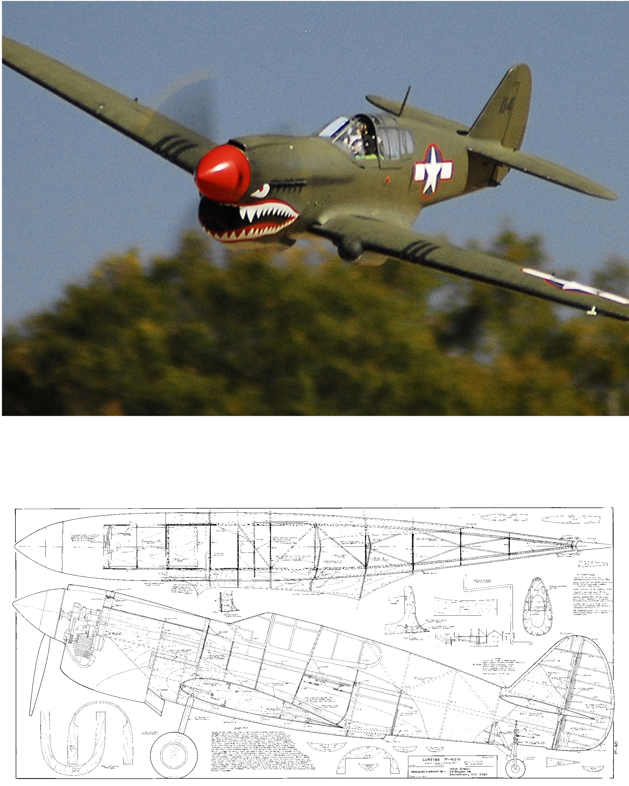 P-40 Warhawk Plan