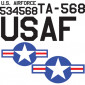 AT-6 Yellow USAAF Vinyl Graphics