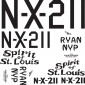 Spirit of St. Louis Vinyl Graphics