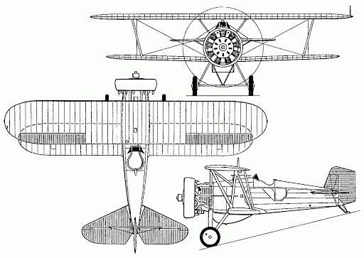 Boeing P-12/F4B-4 Plans - David Andersen Scale Plans