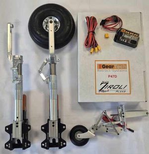 Thunderbolt P-47D Zirroli landing gear- Geartech replacement for ROBART