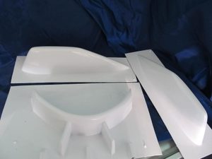 P-47 Thunderbolt 92" Cowl Scoop and Bomb Pylons