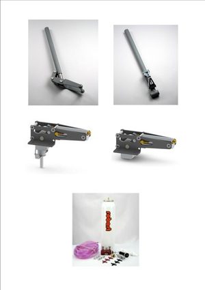 1/6 Scale DE Haviland DH-100 Vampire Robart Air Up/Air Down Landing Gear Set 