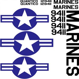 AU-1 Corsair "Quantico" Vinyl Graphics