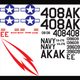 AD-1 Skyraider (Lightning Bolt) Vinyl Graphic