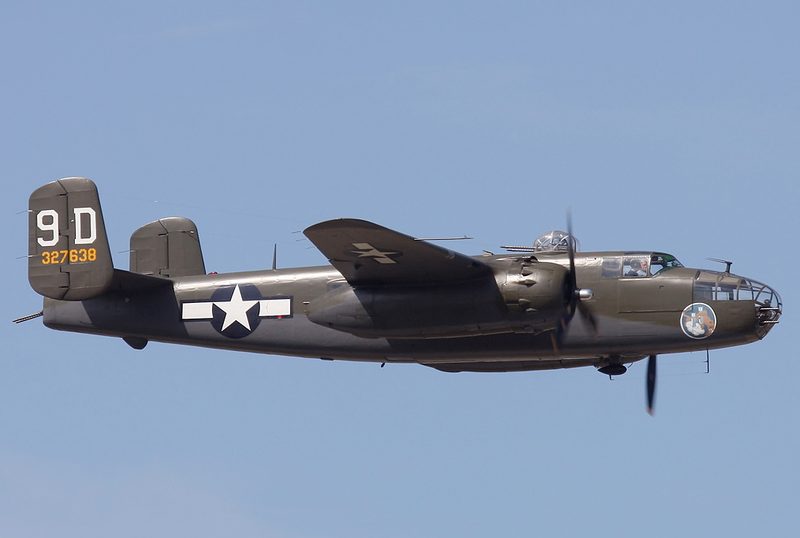 B-25 US Army Air Force Vinyl Graphics 'Executive Suite' (green lettering, aluminum fuse)