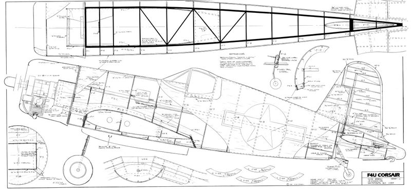 F4U-1 Corsair Plan
