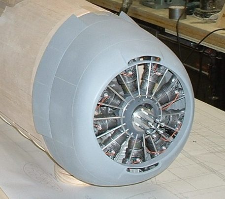 Kellogg TBM-3E Avenger Fiberglass Cowl