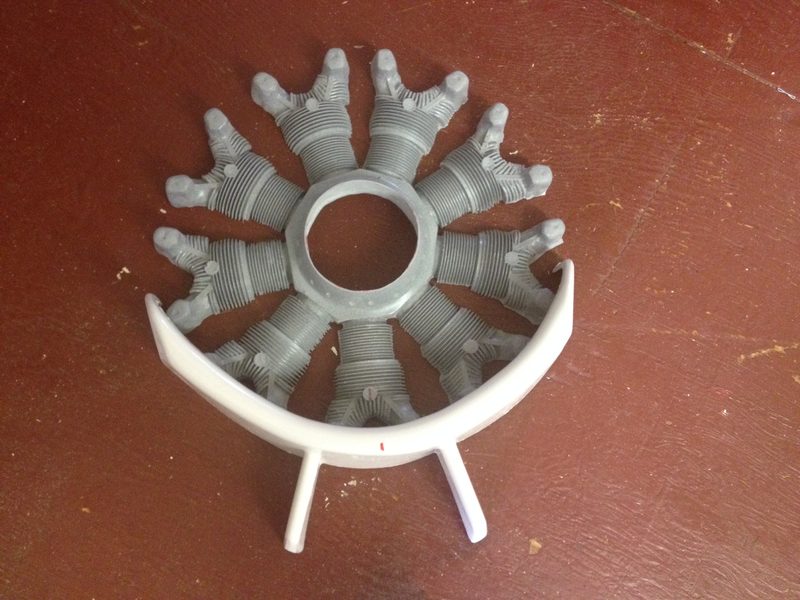 P-47 Thunderbolt 92" Cowl Scoop and Bomb Pylons