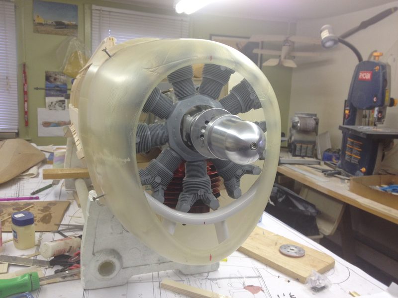 P-47 Thunderbolt 92" Cowl Scoop and Bomb Pylons