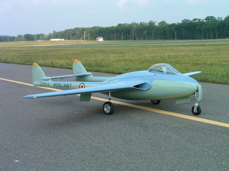 Sterner 1/5 Scale De Havilland DH.100 Vampire Plan