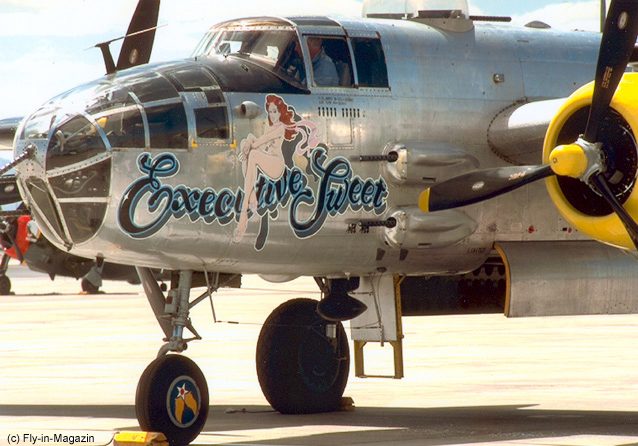 B-25 US Army Air Force Vinyl Graphics 'Executive Suite' (green lettering, aluminum fuse)