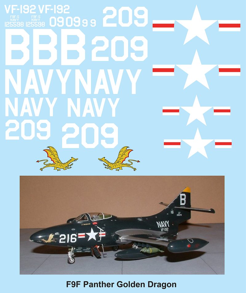 F9F Panther Navy Blue Yellow
