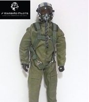 Modern RC Jet Pilot Figure (green)