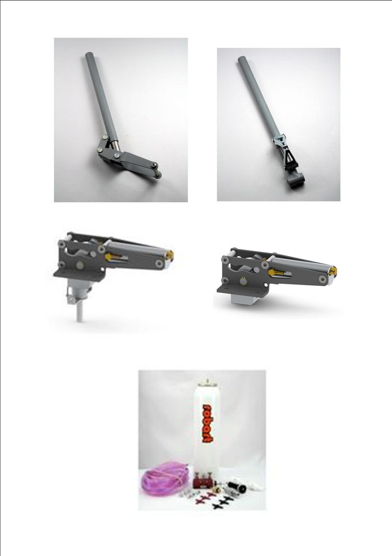 1/6 Scale DE Haviland DH-100 Vampire Robart Air Up/Air Down Landing Gear Set 