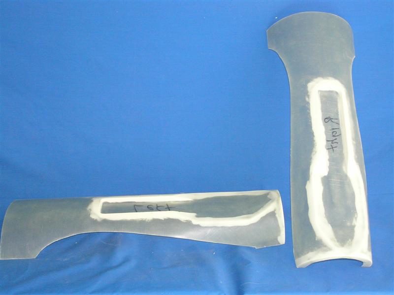 P-38 Lightning Fiberglass Wing Fairings