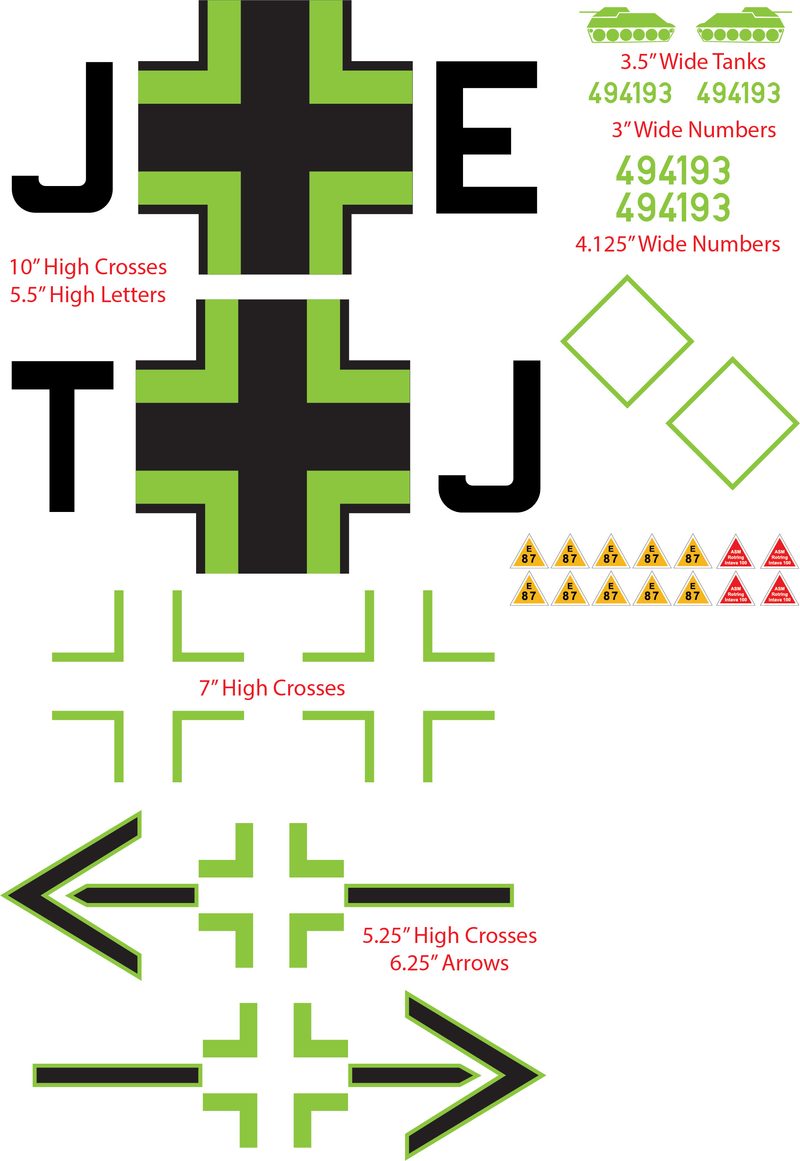 JU-87G Stuka "Rudel" Vinyl Graphics