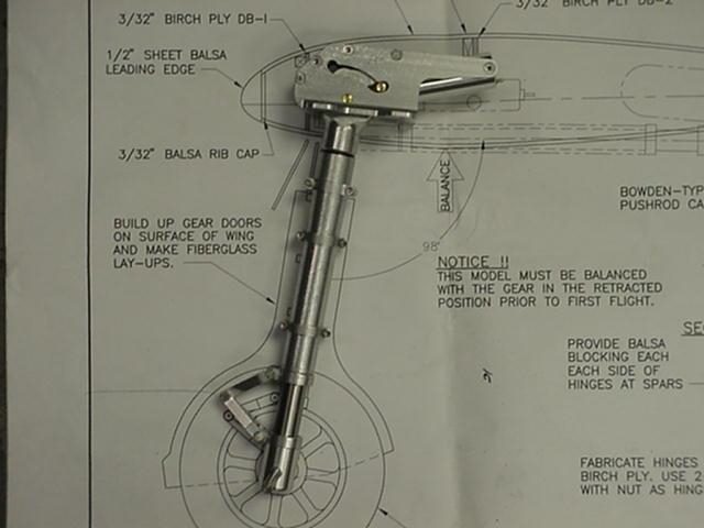 Sierra Giant Scale F6F Hellcat Retracts
