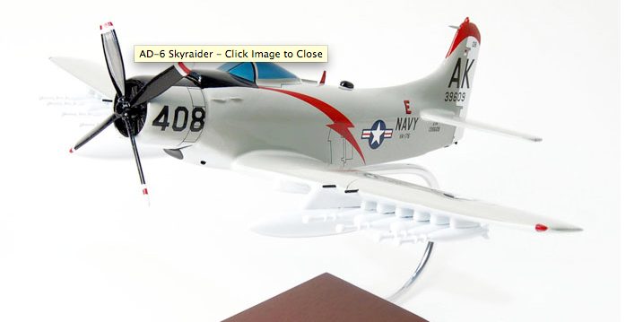 AD-1 Skyraider (Lightning Bolt) Vinyl Graphic