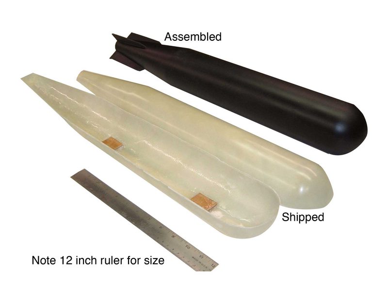 Scale Fiberglass MK13 Torpedo Kit