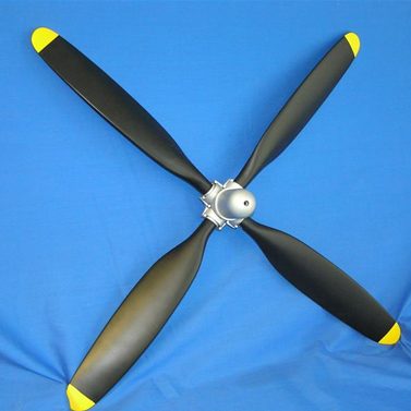 Hamilton Standard Scale Static Propeller 4-Blade (Non-Painted)