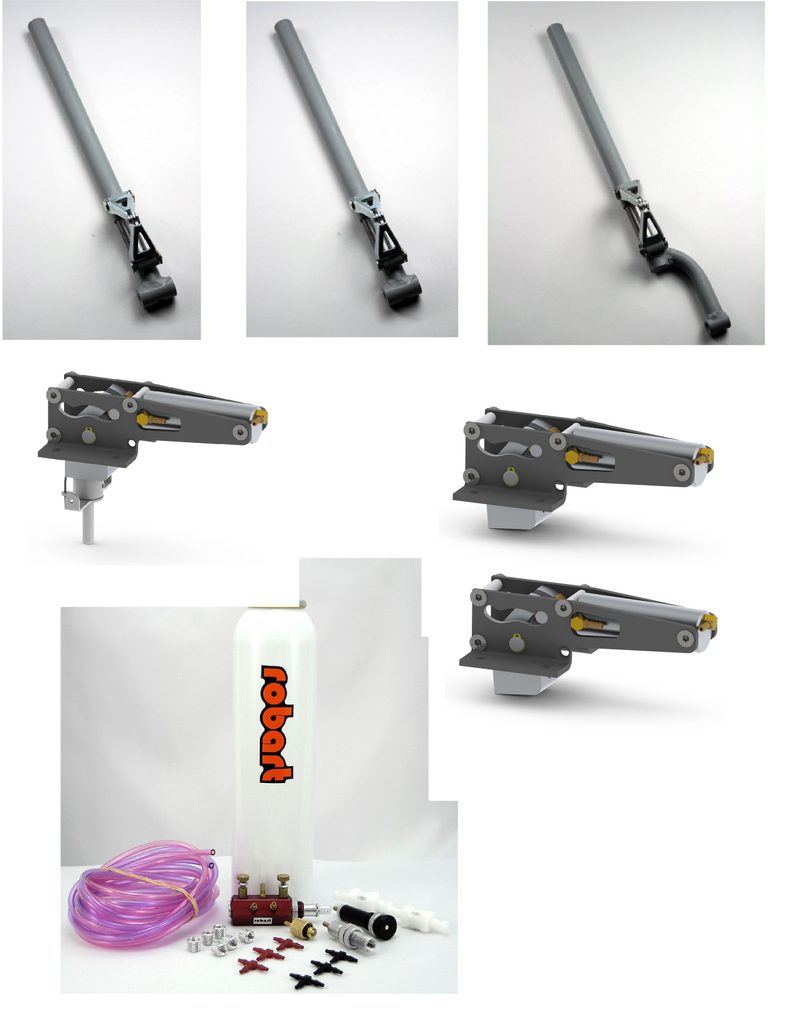 1/6 Scale DE Haviland DH-100 Vampire Robart Air Up/Air Down Landing Gear Set 